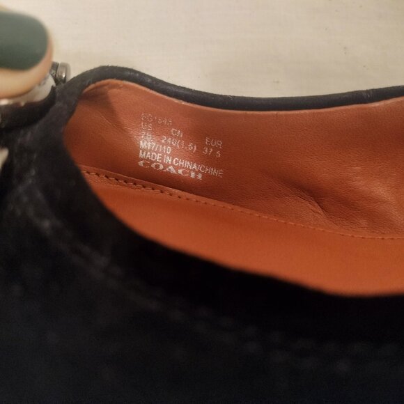 Coach Leila Ballet Flat: Black - Picture 9 of 11